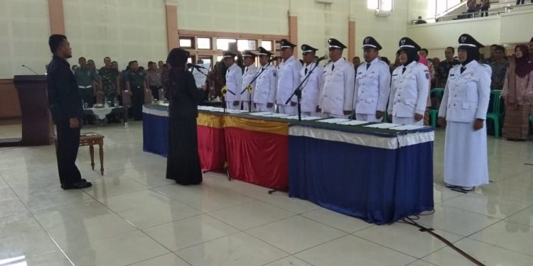 9 Kepala Desa Terpilih Hasil Pilkades Kota Banjar Resmi DiLantik Walikota