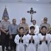 Bersama Karumkit Polda Jabar, Kapolres Banjar Cek Gereja Dimalam Hari Raya Natal