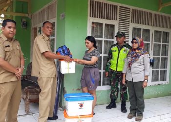 BPBD Banjar Sigap Berikan Bantuan Kepada Warga Korban  Tersambar Petir