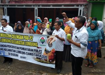 Desa Lumbung Ciamis Lounching Celengan PBB-P2 Tahun 2020 di Dusun Ciendut