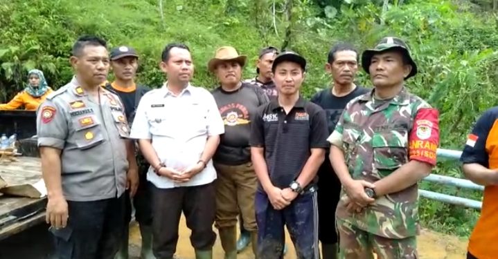 Unsur Muspika Sodonghilir Tasikmalaya Sinergis Berikan Penanganan Pasca Bencana