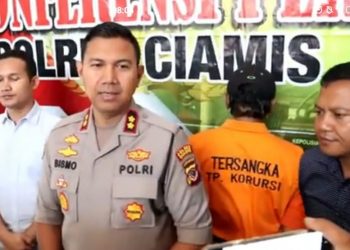 Diduga Kuat Korupsi Dana Desa, Kades Bantardawa Purwadadi Ciamis Digelandang Polisi