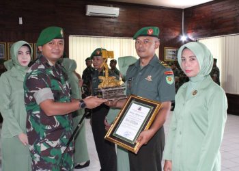 Kodim 0612/TSM Khidmat Menggelar Acara Korps Raport Satuan