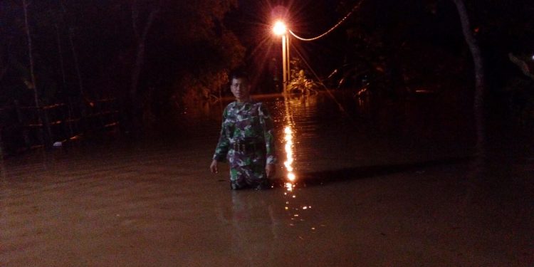 Aliran Sungai Citanduy Meluap, Desa Tanjungsari Sukaresik Terendam Banjir