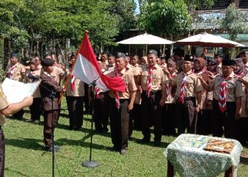 Camat Cipedes Lantik Pengurus Gerakan Pramuka Kwaran Cipedes