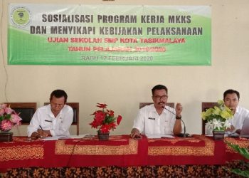 MKKS SMP Kota Tasikmalaya Periode 2020 – 2022 Paparkan Program Kerja Tahun Pertama