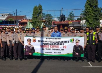 Jajaran Polres Tasikmalaya Dapat Penyuluhan Seputar Pencegahan dan Manajemen Covid-19