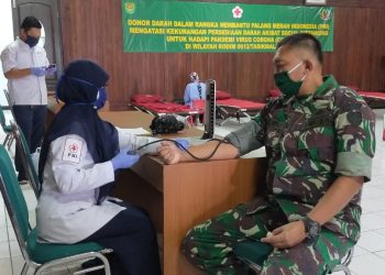 Kodim 0612/Tasikmalaya Gelar Aksi Donor Darah