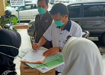 Peduli Cegah Corona UPK DAPM Kabupaten Tasikmalaya Salurkan Bantuan di Dua Rumah Sakit Tasikmalaya