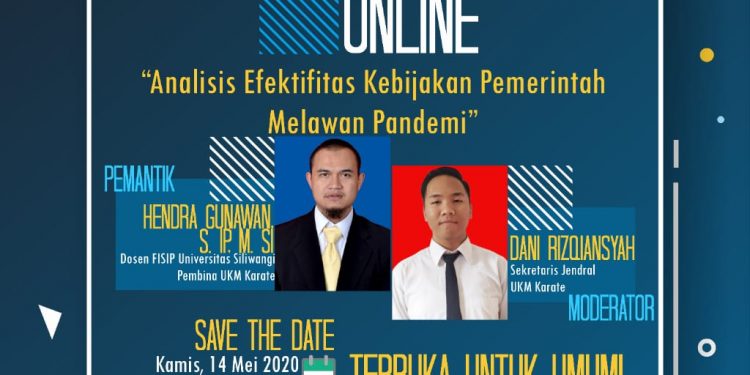UKM Karate Universitas Siliwangi Tasikmalaya Gelar Kajian Berjudul ‘Analisis Efektivitas Kebijakan Pemerintah Melawan Pandemi’