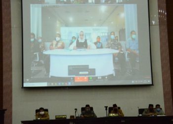 Sidang Paripurna DPRD Karawang Tentang LKPJ Bupati TA 2019 Dilaksanakan Secara Teleconfrence