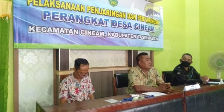 Pemerintah Desa Cineam Tasikmalaya Laksanakan Penjaringan Perangkat Desa