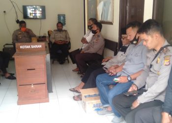 Kapolsek Cineam Pimpin Pelepasan Anggota Purna Tugas