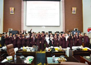 DPRD Karawang Ikuti Rangkaian Peringatan HUT RI Ke-75