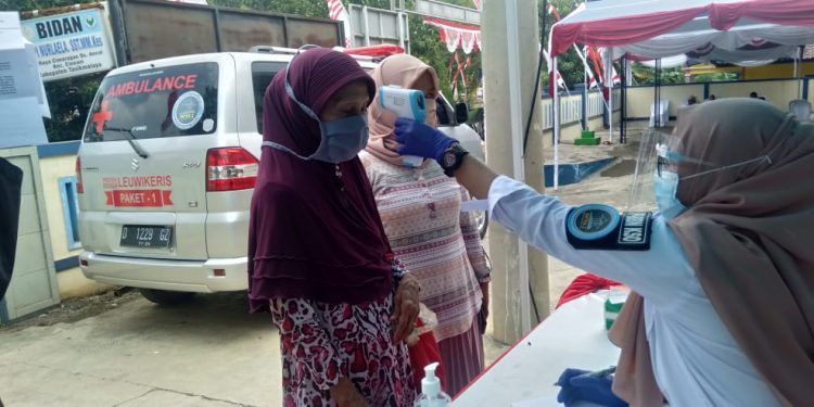 Penyelenggara Musyawarah Penetapan Ganti Rugi Lahan Bendungan Leuwikeris Tahap II Lakukan Protokoler Kesehatan Ketat Kepada Peserta