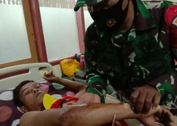 Rumah Karsidin Disambar Petir