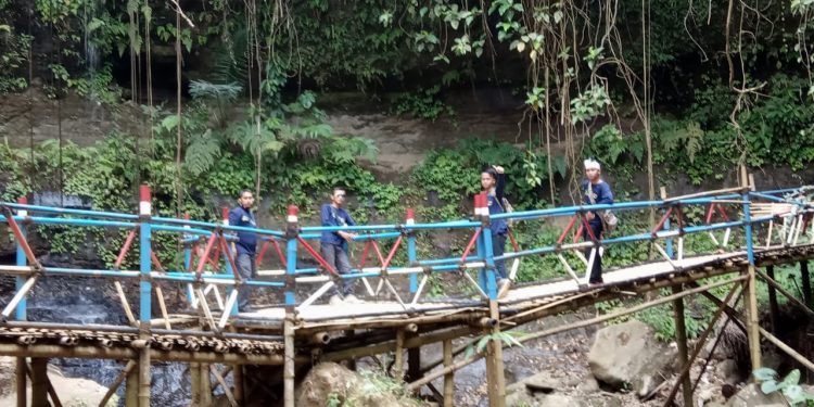 Diharapakan Bisa Meningkatakan PAD, Pemdes Raksabaya Kembangkan Curug Kembar Binuang.