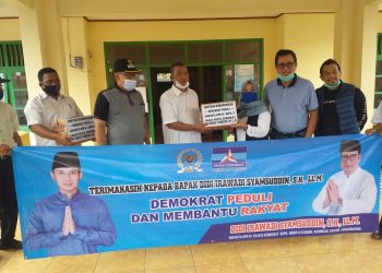 Partai Demokrat Peduli Korban Banjir Ciamis