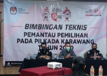 KPU Karawang Gelar Bimtek Pemantau Pilkada 2020