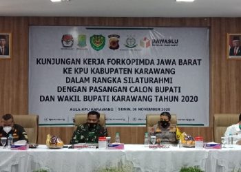 Kunker Forkopimda Jabar Silaturahmi Dengan Para Kandidat Pilkada Karawang