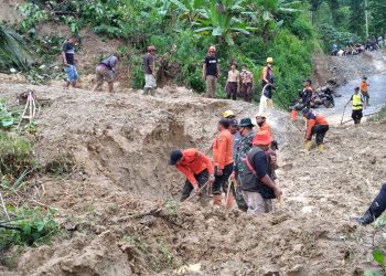 Tebing Setinggi 30 Meter Longsor, Jalur Alternatif Cisarua Cineam – Pangandaran  Lumpuh Total