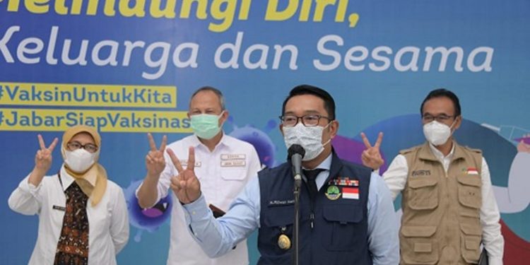 Simbol Huruf V Dengan Jari Tangan, Bentuk Dukungan Jabar Bagi Suksesnya Pelaksanaan Vakisnasi
