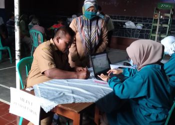 Vaksinasi Di Desa Cineam Tasikmalaya Berjalan Lancar