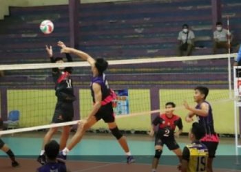 Dilaga Pembuka Porprov XIV, Tim Voli Putra Ciamis Pukul Mundur Tim Kota Cirebon