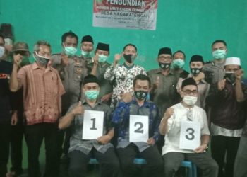 Tiga Cakades Nagaratengah Cineam Siap Bertarung Pada  Pilkades Serentak Tasikmalaya 2021
