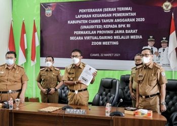 LKPD Unaudited Tahun 2020 Kabupaten Ciamis Diserahkan Kepada BPK RI