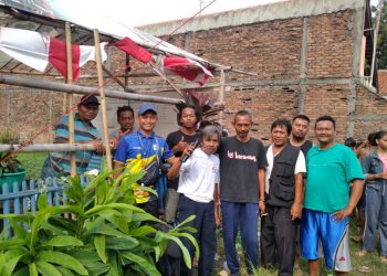 Dengan Memperhatikan Prokes, Warga Jatirasa Tengah Karawang Khidmat Peringati HUT RI Ke-76