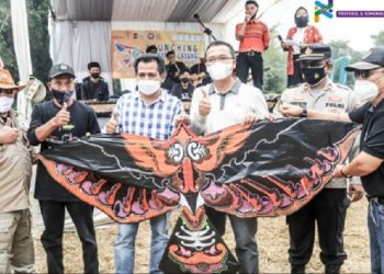 Wabup Ciamis Apresiasi Layang-layang Hias Desa Tanjungmulya Panumbangan