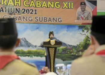 Atalia Apresiasi Muscab XII/ 2021 Kwarcab Pramuka Subang