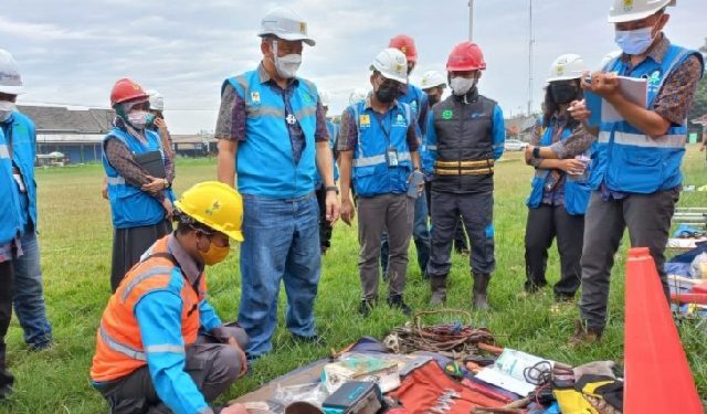 PLN UP3 Karawang Gelar Apel Tanggap Bencana