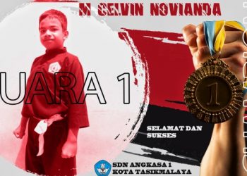 Celvin Harumkan Nama SDN 1 Angkasa Purbaratu Kota Tasikmalaya