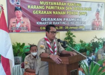 GNP Menjadi Salahsatu Substansi Musran dan Karang Pamitran Gerakan Pramuka Kecamatan Cihaurbeuti