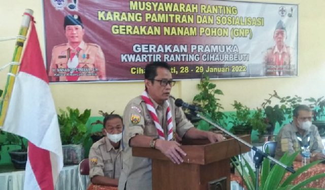 GNP Menjadi Salahsatu Substansi Musran dan Karang Pamitran Gerakan Pramuka Kecamatan Cihaurbeuti