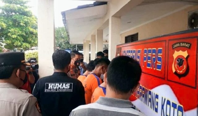 Empat Tersangka Curanmor Di Wilayah Hukum Polsek Karawang Kota Dibekuk Sudah