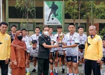 SMPN 11 Kota Tasikmalaya Dengan Gemilang Sabet Juara II Calci Liga Futsal Pendidikan Kota Tasikmalaya 2022
