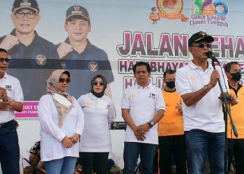 Bupati Ciamis Persembahkan 5 Unit Speda Motor Sebagai Hadiah Utama Jalan Sehat Eks Kwadanaan Rancah