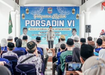 Kafilah PORSADIN Kabupaten Ciamis Dilepas Restu Bupati