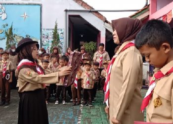 Gudep Pramuka SDN 1 Siluman Cibeureum Kota Tasikmalaya Rayakan HUT Pramuka Ke-61/2022