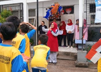 Warga Pendidikan SDN 1 Manangga Bungursari, Larut Dalam Kemeriahan HUT RI Ke-77