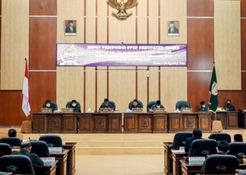 Rapat Paripurna DPRD Ciamis Beragendakan Penyampaian KUA & PPAS Tahun 2022