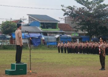 Apel Peringatan Hari Pramuka Ke-61 Tingkat Kwarran Cipedes Kota Tasikmalaya Khidmat
