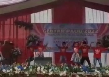 Gebyar PAUD 2022 Tingkat Kec. Gunungtanjung Peringati HUT RI Ke-77 & Hari Anak Nasional 2022