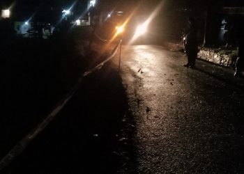 Penahan Tebing Jalan Kp. Cibogor RT/RW 002/001 Desa Cikadu Cisayong Ambrol