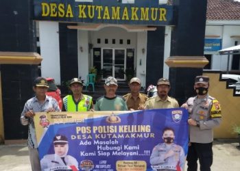 Bhabinkamtibmas Desa Kutamakmur Tirtajaya Karawang, Giat Sosialisasikan ‘Lapor Pak’