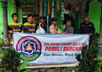 RSC Salurkan Bantuan Korban Bencana Di Eks Wilayah Kewadanaan Banjarsari Ciamis
