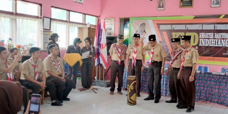 Kwarran Pramuka Kec. Indihiang Sukses Hantar Pembina dan Calon Pembina Pramuka Ikuti KMD